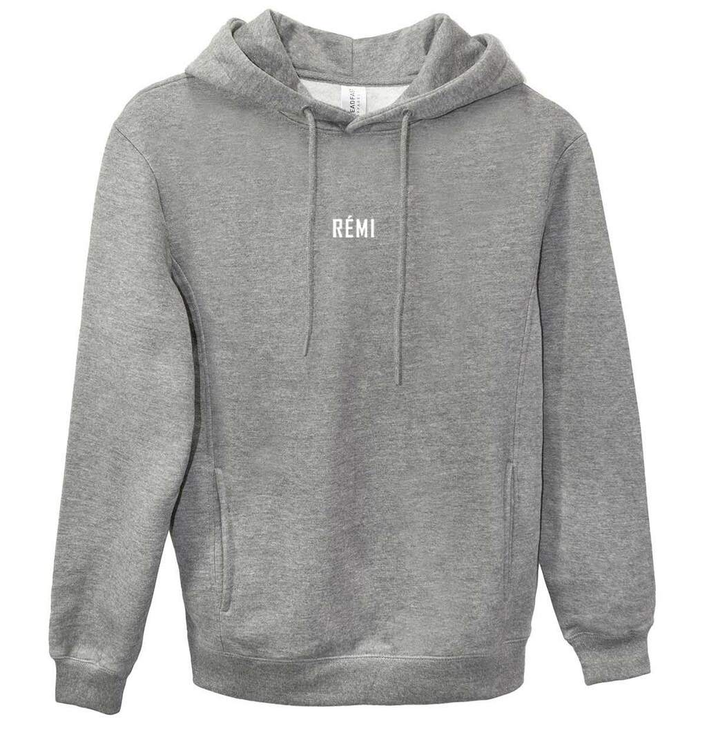 Side Pocket Small Block Logo Hoodie