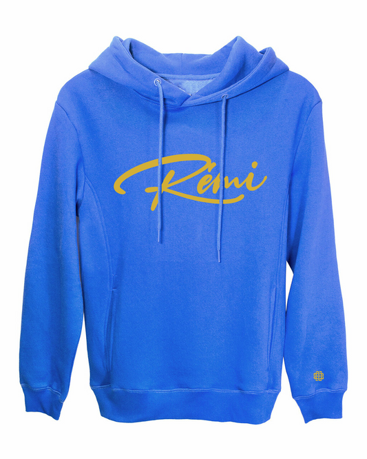 Cursive Side Pocket Hoodies